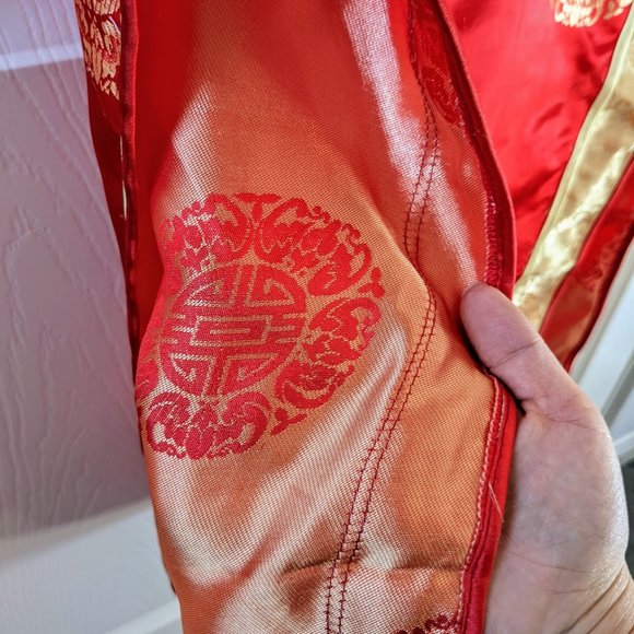 silk long Qipao Cheongsam Dress - Picture 4 of 8